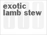 recipe for exotic lamb stew