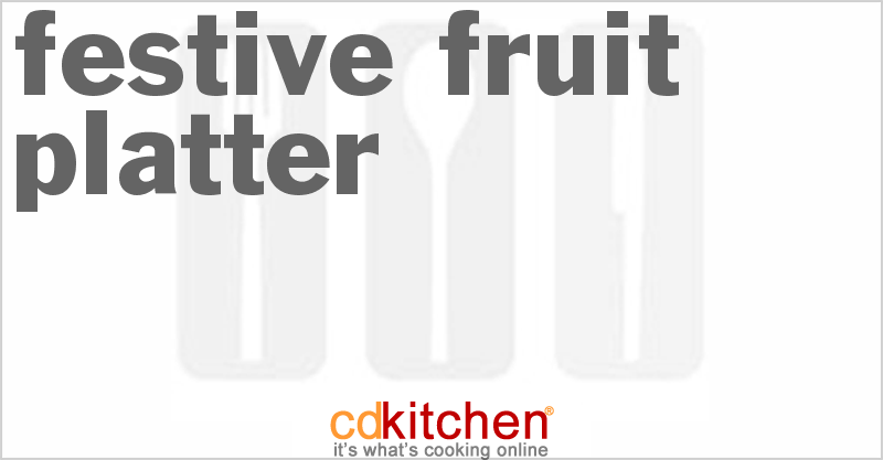 Festive Fruit Platter - CDKitchen.com