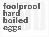 recipe for foolproof hard boiled eggs