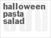 recipe for halloween pasta salad
