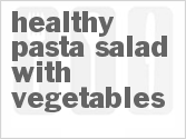 recipe for healthy pasta salad with vegetables