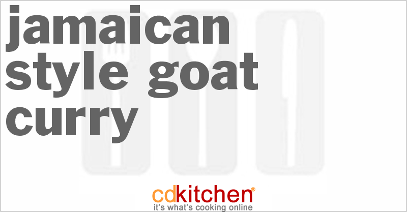 Jamaican-Style Goat Curry - CDKitchen.com