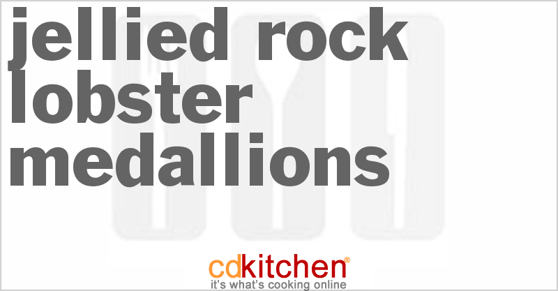 Jellied Rock Lobster Medallions - CDKitchen.com