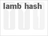 recipe for lamb hash