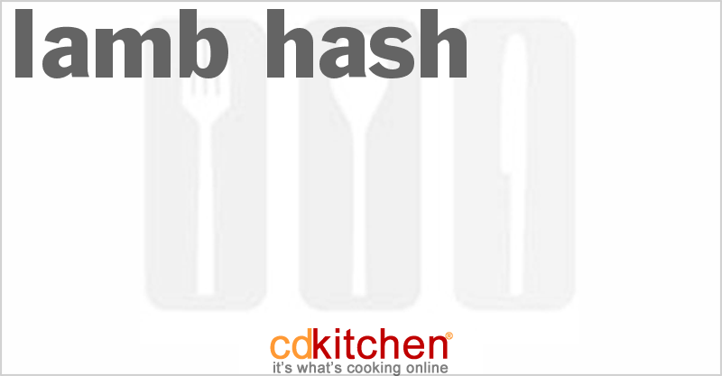 Lamb Hash - CDKitchen.com