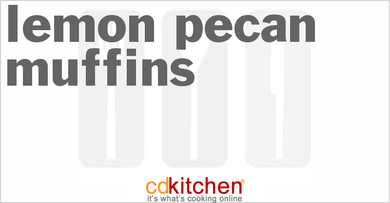 Lemon Pecan Muffins - CDKitchen.com