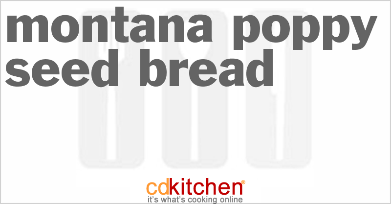 Poppy Seed Bread - CDKitchen.com
