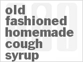 recipe for old fashioned homemade cough syrup