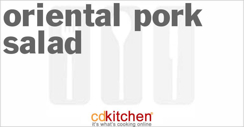 Asian Pork Salad - CDKitchen.com