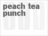 recipe for peach tea punch