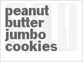 recipe for peanut butter jumbo cookies