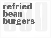 recipe for refried bean burgers