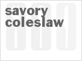 recipe for savory coleslaw