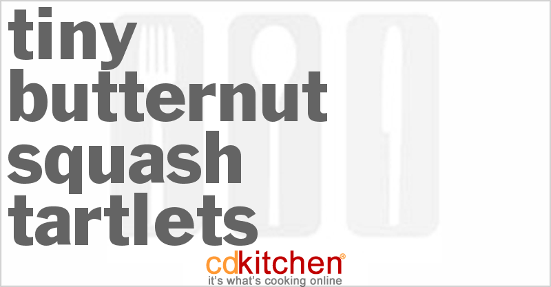 Tiny Butternut Squash Tartlets - CDKitchen.com