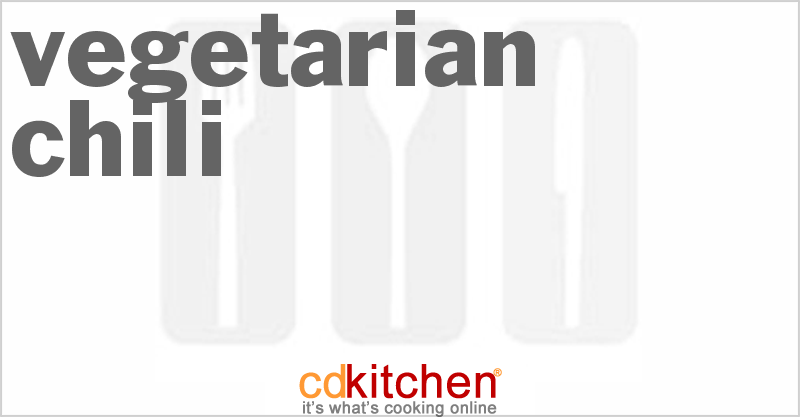 Vegetarian Chili - CDKitchen.com