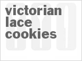 recipe for victorian lace cookies