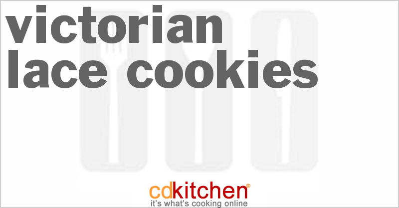 Victorian Lace Cookies - CDKitchen.com