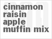 Cinnamon Raisin Apple Muffin Mix