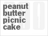 Peanut Butter Picnic Cake