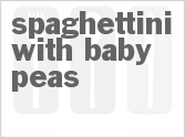 Spaghettini With Baby Peas