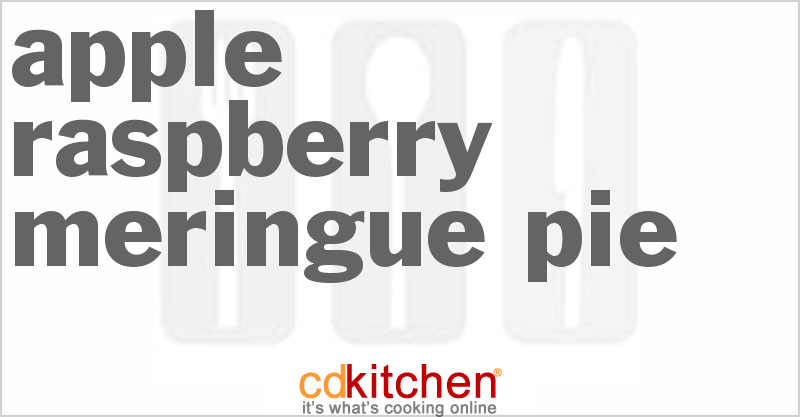 Apple Raspberry Meringue Pie - CDKitchen.com