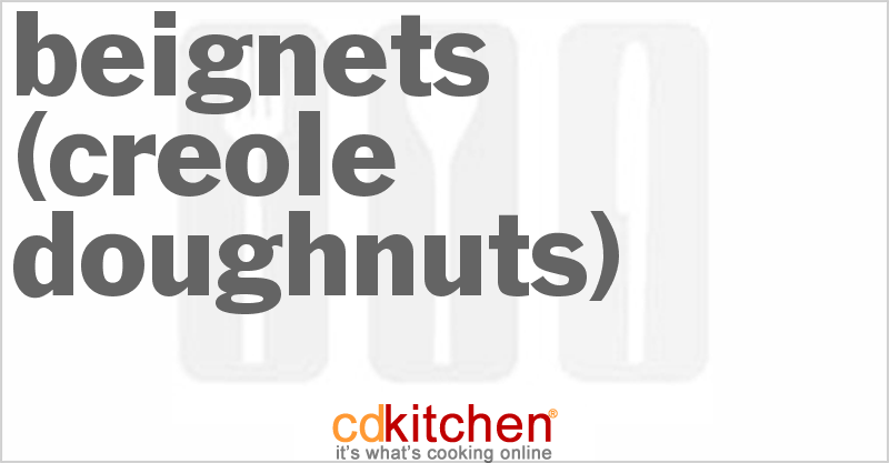 Beignets (Creole Doughnuts) - CDKitchen.com
