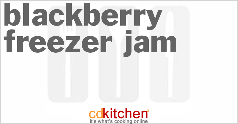 Blackberry Freezer Jam - CDKitchen.com