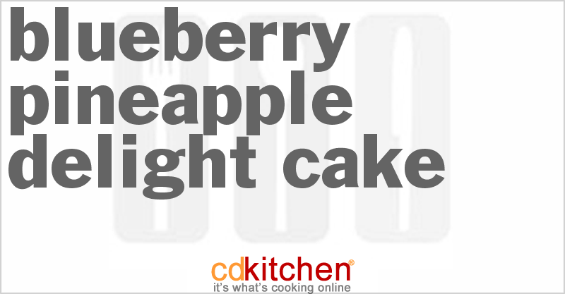 Blueberry Pineapple Delight Cake - CDKitchen.com
