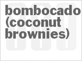 recipe for bombocado (coconut brownies)