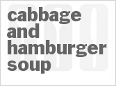 recipe for cabbage and hamburger soup