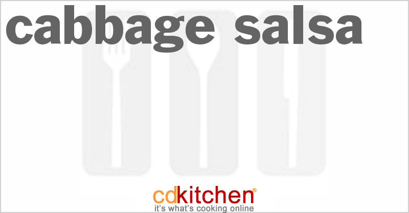 Cabbage Salsa - CDKitchen.com