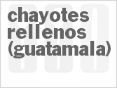 recipe for chayotes rellenos (guatamala)