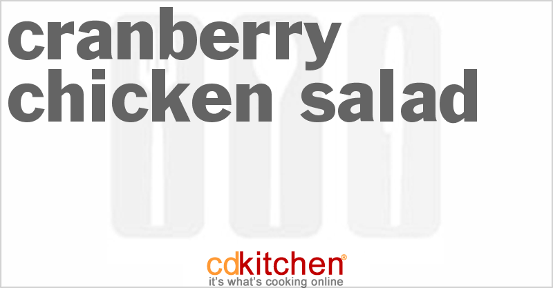 Cranberry Chicken Salad - CDKitchen.com