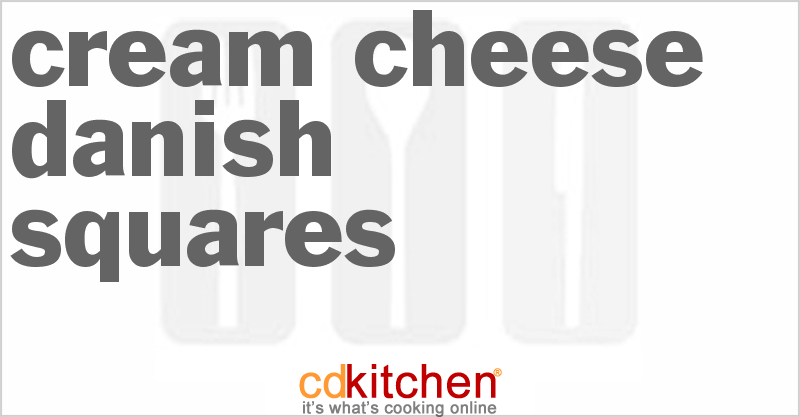Cream Cheese Danish Squares - CDKitchen.com