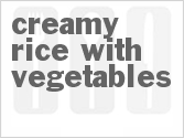 recipe for pressure cooker creamy rice with vegetables
