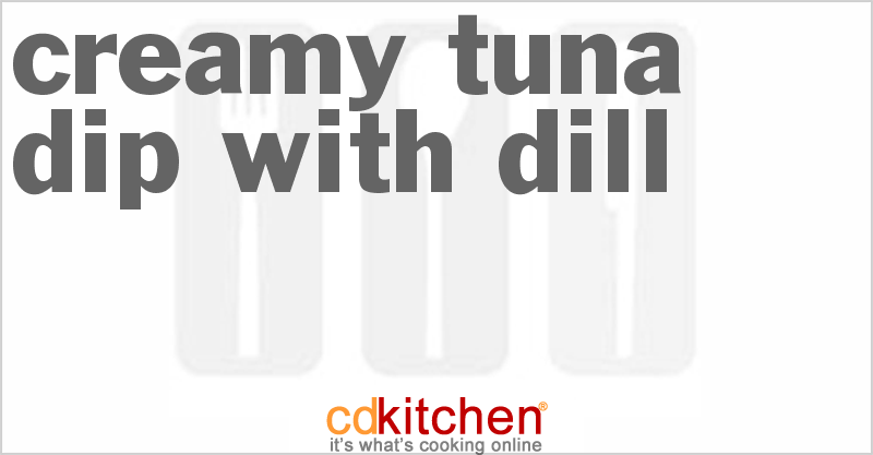 Creamy Tuna Dip With Dill - CDKitchen.com