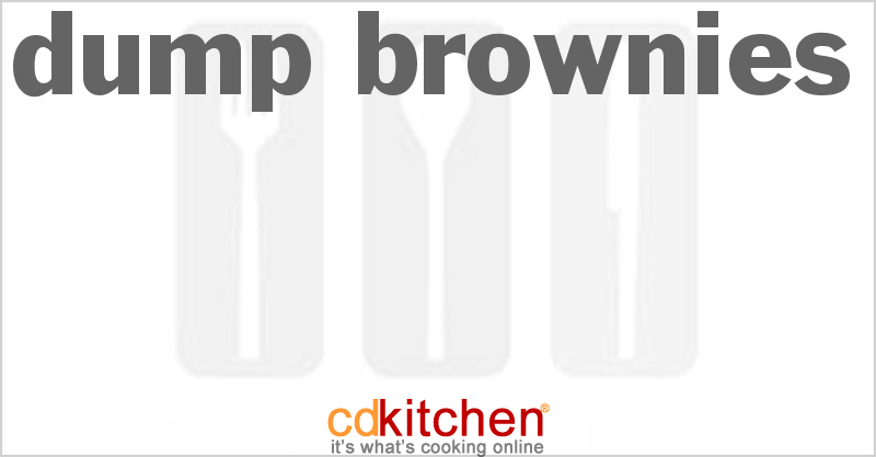 Dump Brownies - CDKitchen.com