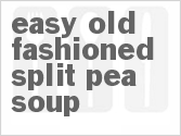 recipe for easy old fashioned split pea soup