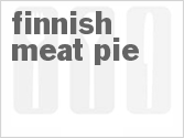 recipe for finnish meat pie