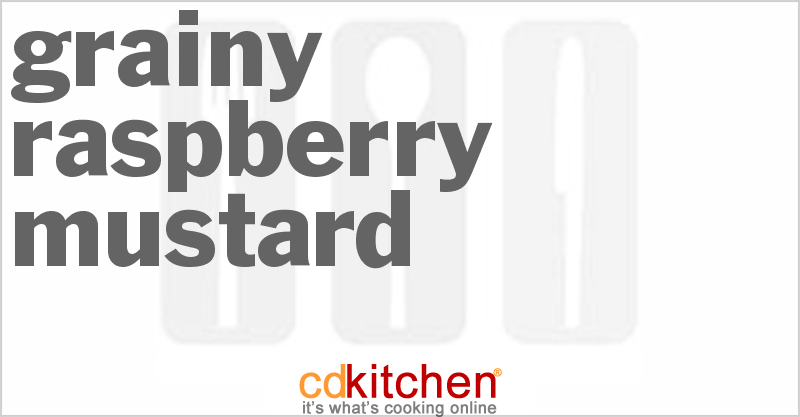 Grainy Raspberry Mustard - CDKitchen.com