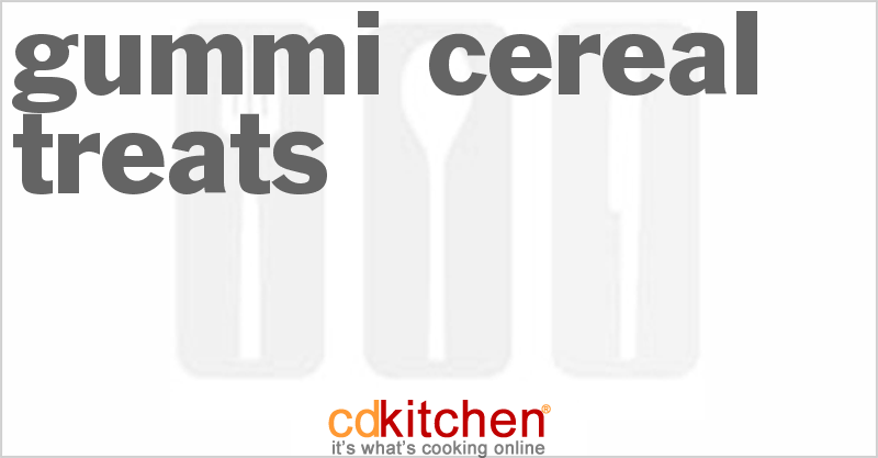 Gummi Cereal Treats - CDKitchen.com