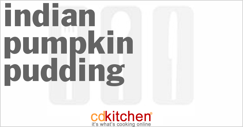 Indian Pumpkin Pudding - CDKitchen.com
