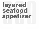recipe for layered seafood appetizer