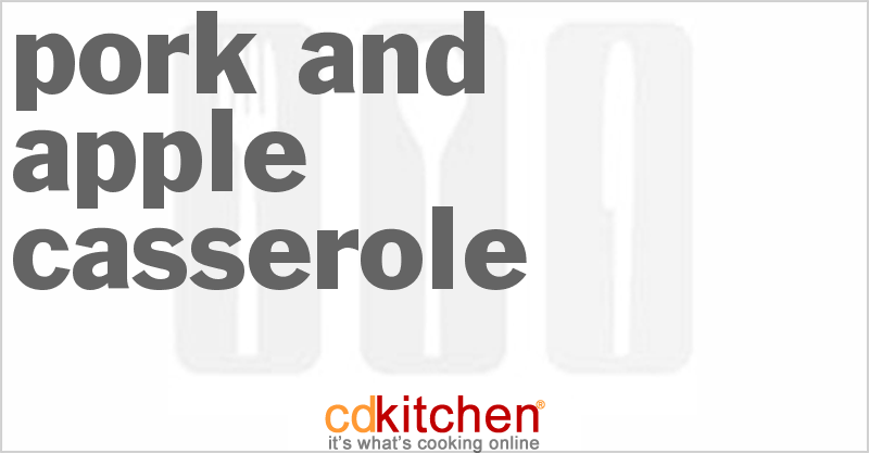 Pork And Apple Casserole - CDKitchen.com