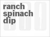 recipe for ranch spinach dip