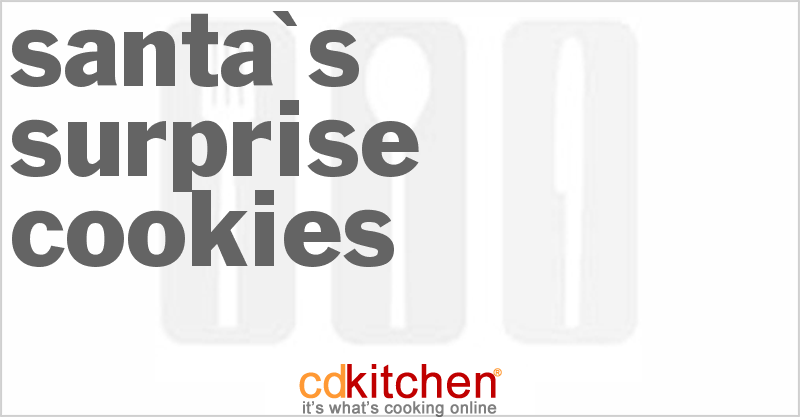 Santa's Surprise Cookies - CDKitchen.com