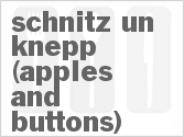 recipe for schnitz un knepp (apples and buttons)