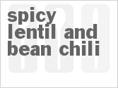 recipe for spicy lentil and bean chili