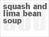 recipe for squash and lima bean soup