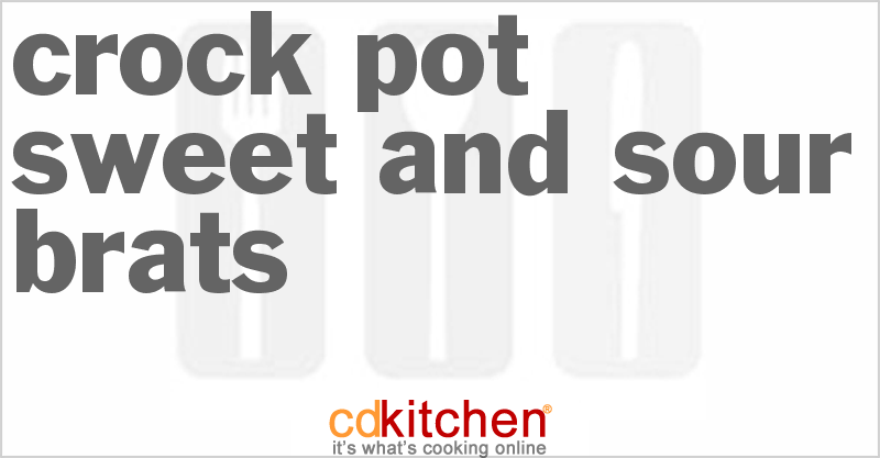Sweet And Sour Brats - CDKitchen.com